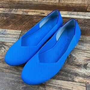 Rothy's The Flat in Peacock Shoes Women's 9.5 Ballet Slip On Washable